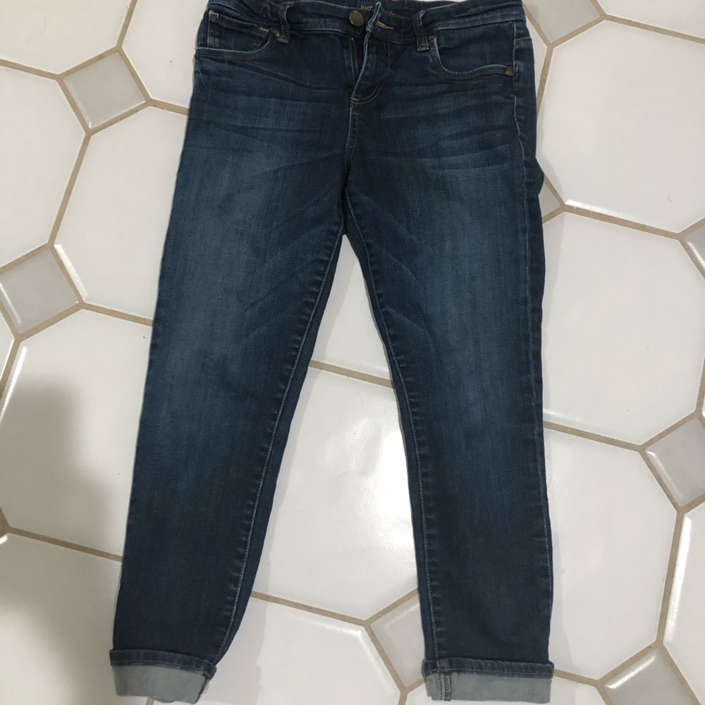 Kut from the kloth boyfriend crop jeans size 4